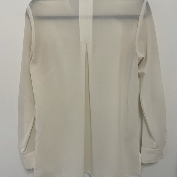 ✨GREAT CONDITION✨bebe cream blouse & bronze zipper - Picture 4 of 5